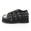 DemoniaCult - GRAVEDIGGER03 Platform sneakers - Black Product image